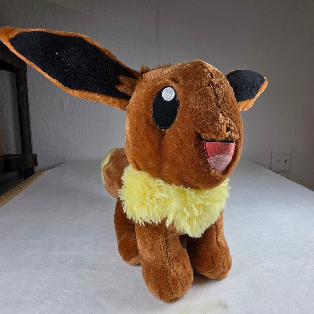 Build-A-Bear Pokemon Eevee Plush Stuffed‎ Animal 2020 Brown Yellow 24099 DH0003